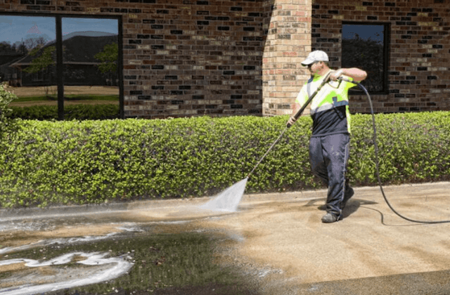 commercial concrete cleaning in grand rapids